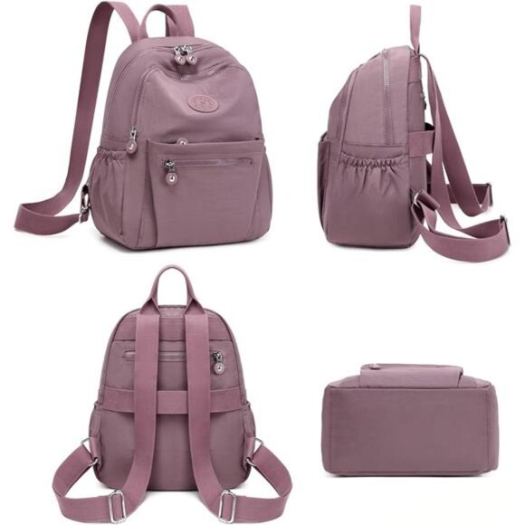 Backpack Purse for Women Ladies Nylon Bag Casual Daypack Travel Shopping Pack main image 5